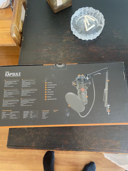 Microfone krom capsule