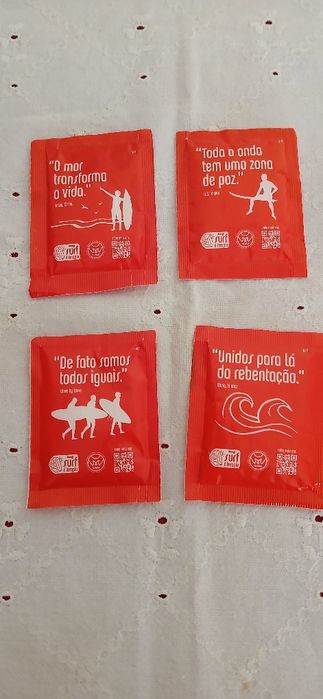 Pacotes de açúcar Surf é terapia