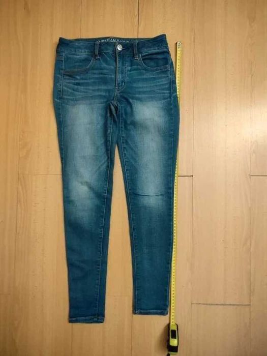 Calça de ganga skinny Super Stretch para mulher, da marca American Eagle Outfitters