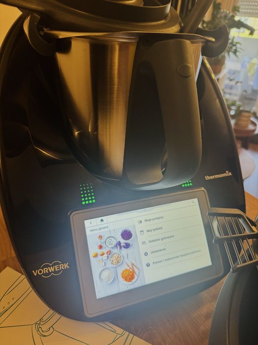 Thermomix TM6 czarny + komplet akcesoriów – bardzo dobry stan