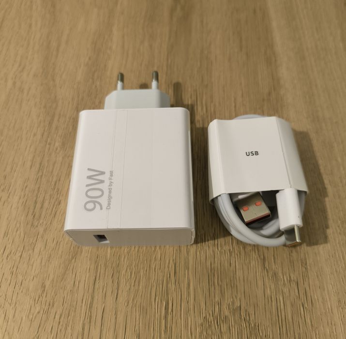 NOWA SUPERSZYBKA Ładowarka 90W do telefonu + kabel USB-C