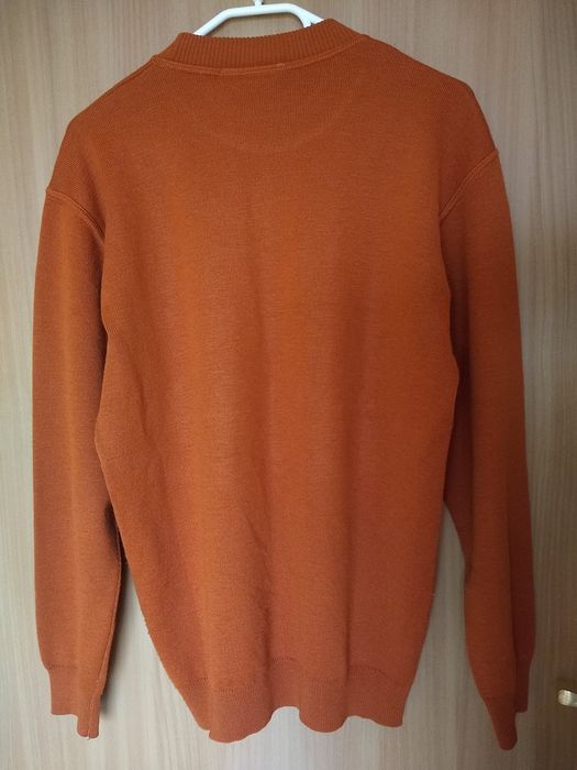 Made in Italy  Męski sweter wełniany 60% nowa wełna 40% akryl, Roz. M