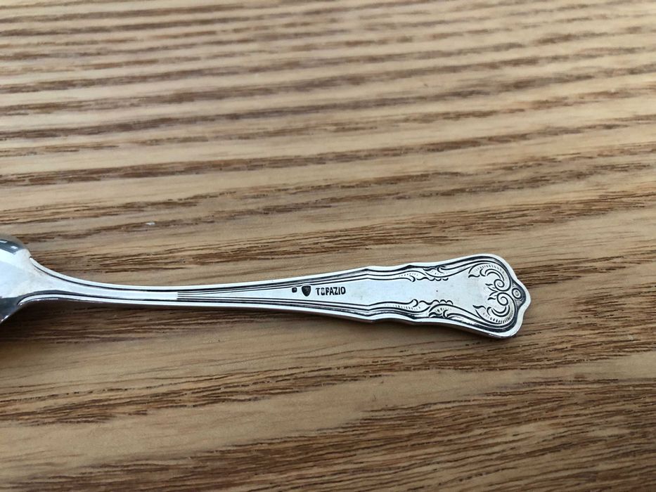 Conjunto 8 Colheres Cafe + 1 Colher de Açucar de Parata Topazio