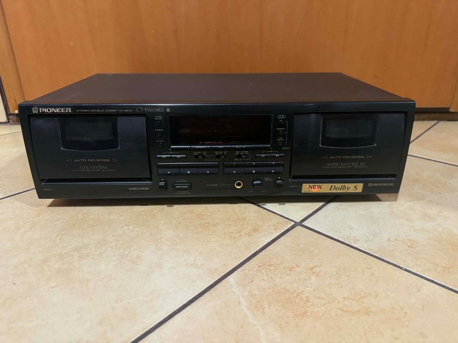 Pioneer CT W 604 RS magnetofon Deck kaseta 2 kieszeniowy