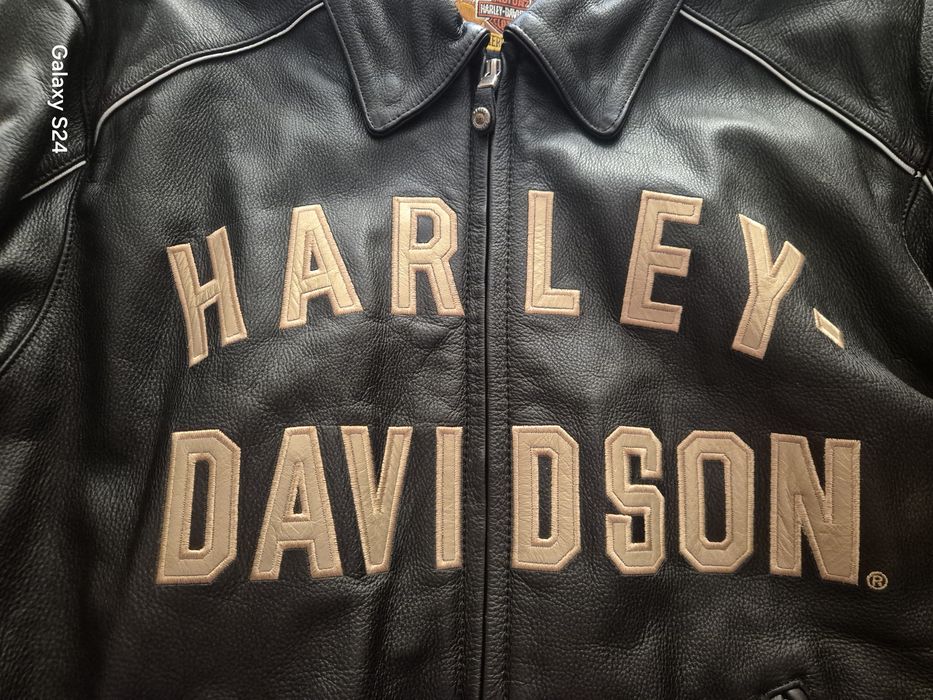 Harley Davidson oryginalna Skórzana kurtka Kolekcjonerska 100 TH Anniversary  roz L