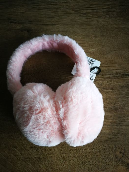 Nowe różowe składane nauszniki