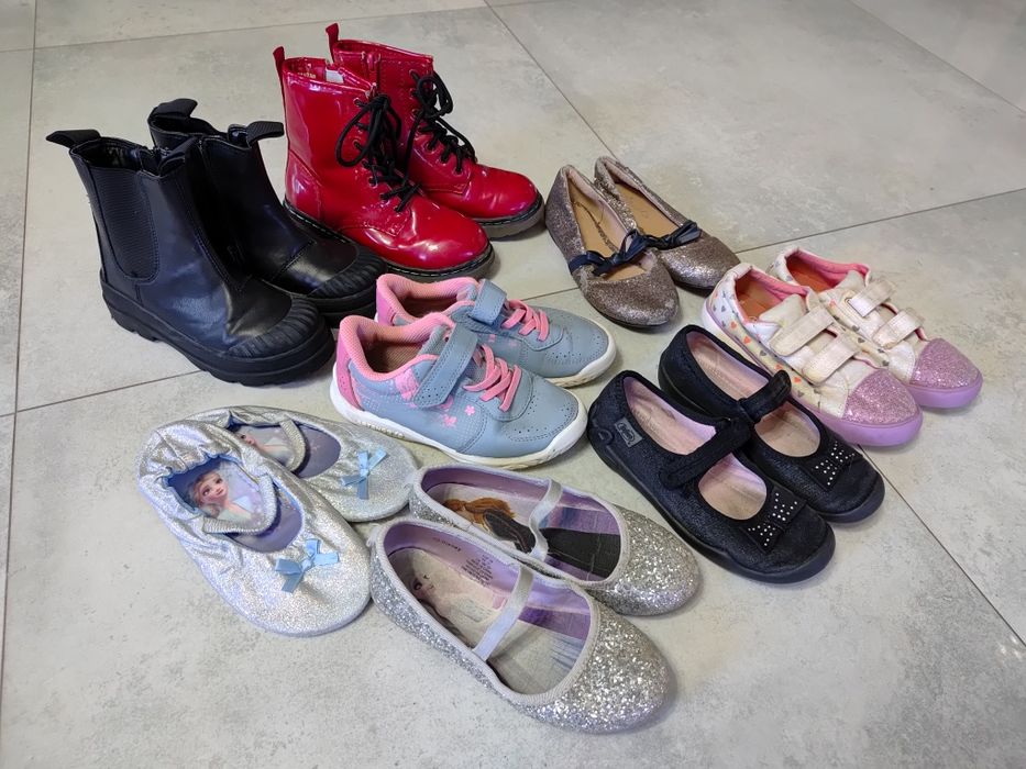 Buty dla dziewczynki 29 BROKATOWE