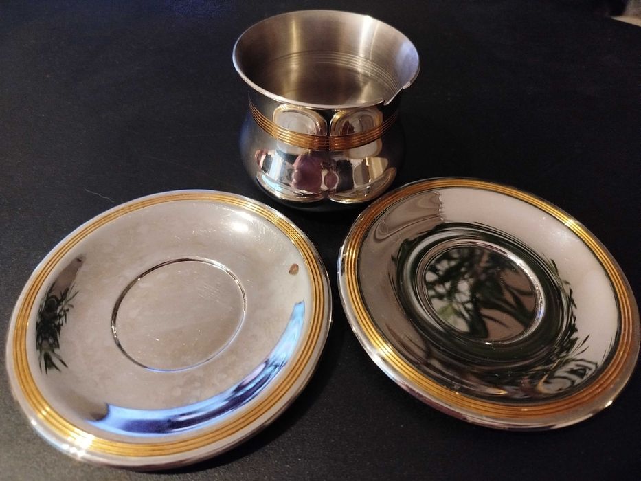Conjunto Iber 18/10 Utensílios Inox e Gold Kitchenette // TROCA