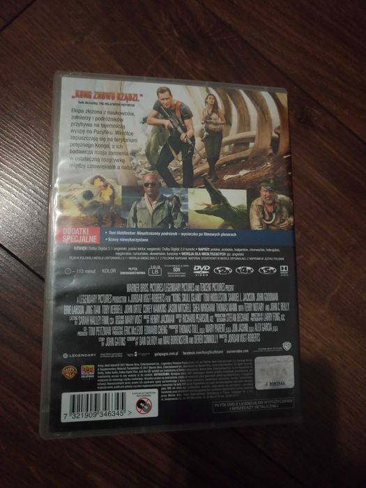 DVD: Kong Wyspa Czaszki + dodatki specjalne