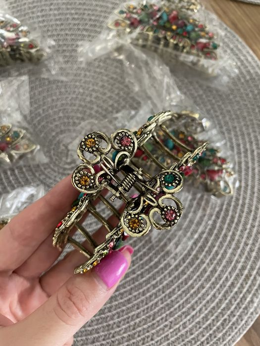 Klamra do włosów metalowa