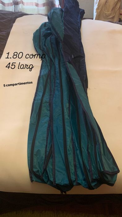 Saco de pesca novo vermelho / azul usado mas bom eatado