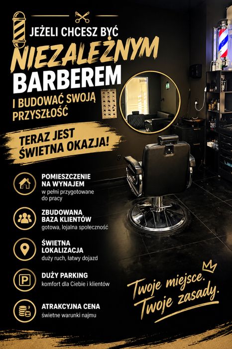 Lokal do wynajecia barber