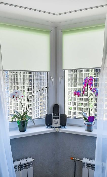 Жалюзи день ночь с бесплатным замером, Рулонные шторы Римские шторы