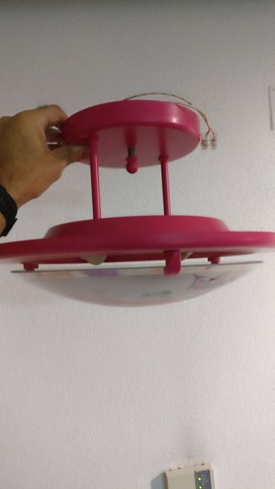 Candeeiro de teto 2 lâmpadas