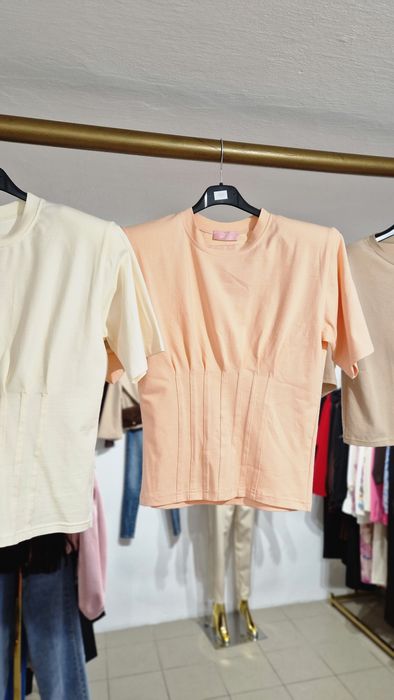 Bluzka tshirt gorset wiosna Millagro Varlesca chicaca XS S M