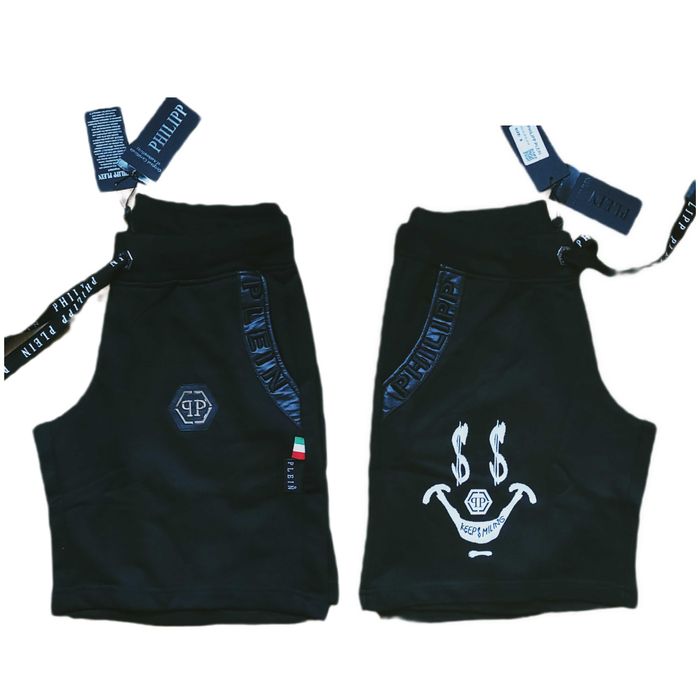 Spodenki Philipp Plein bawełniane sportowe DOLAR S