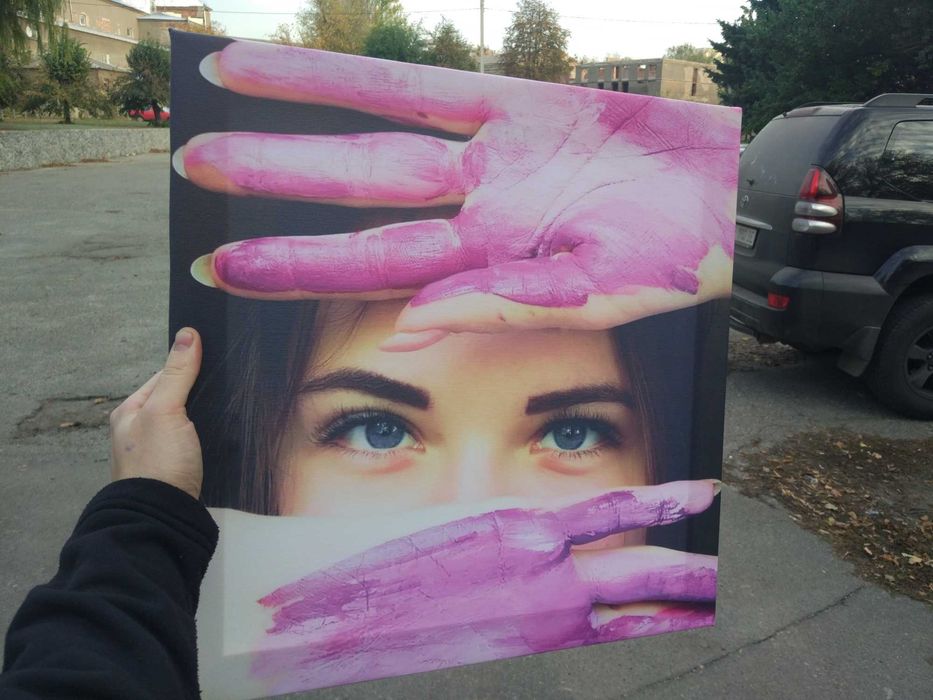 Картина (Фото) на холсте, печать портрета, Дрим Арт, Коллаж, Поп Арт