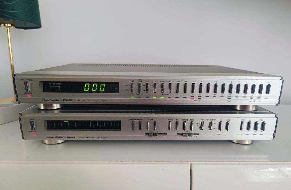 Zestaw Fischer: przedwzmacniacz CC-9000, j. zdalnego sterowania CB-900