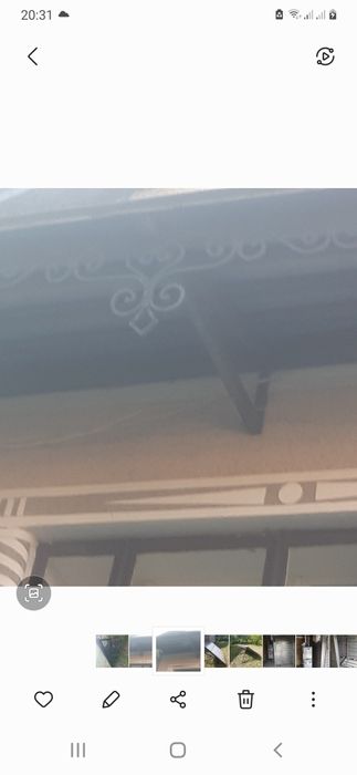 Козирек, піддашок кований.Навіс для вхідних дверей Навес Навис