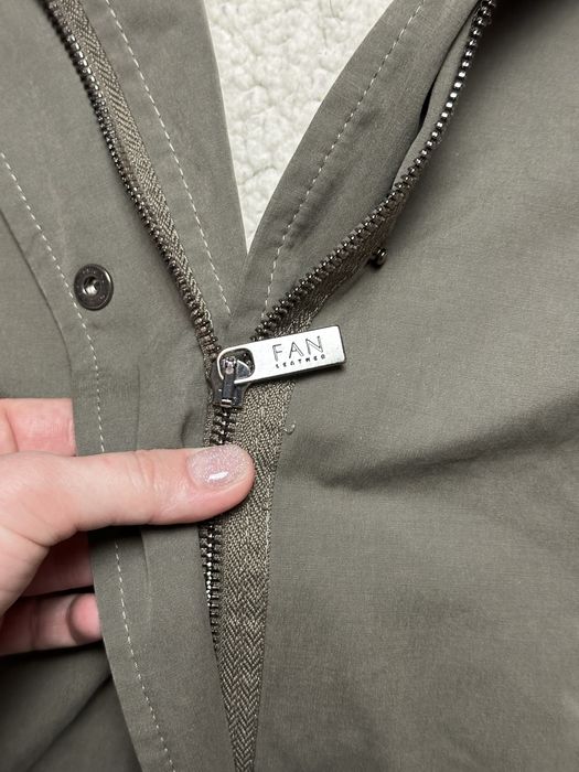 parka z kapturem FAN LEATHER