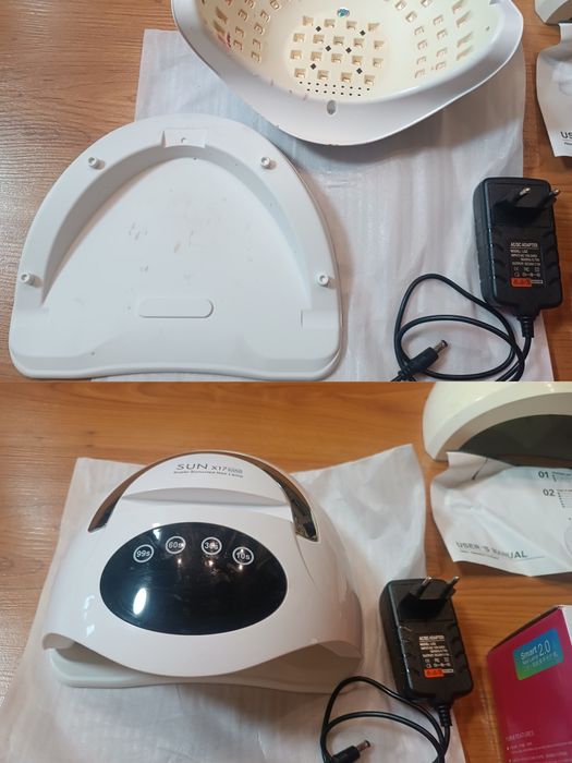 Два набора:Профессиональная лампа UV/LED Sun X17, Лампа  SunOne Uv/led