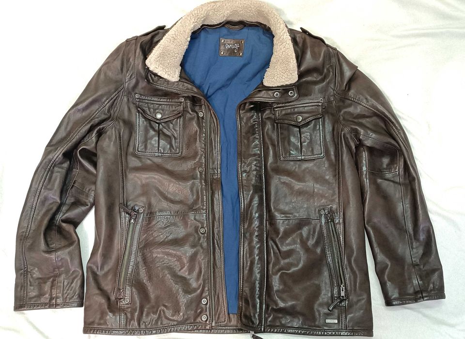 Кожаная куртка Maje от SMCP Group Франция натуральная овечья кожа 52 р