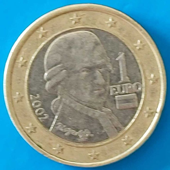 1 Euro de 2002 da Áustria