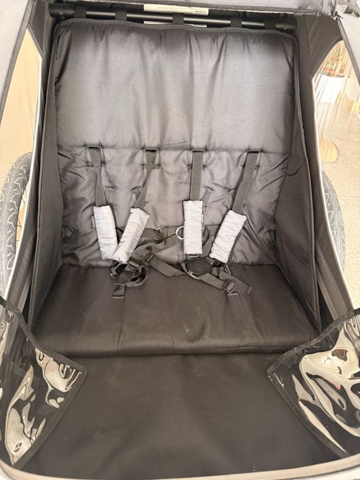 Przyczepka rowerowa dla dzieci Hauck Dryk Duo wózek