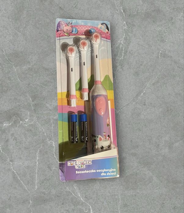 Szczoteczka oscylacyjna dla dzieci Koci domek Gabi