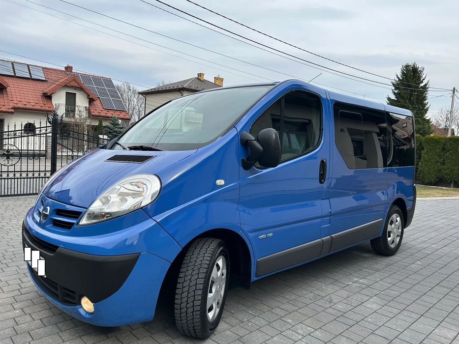 Nissan Primastar 2.0CDTI*115KM*9os*2xKlima*Niemcy*Zarejestrowany*Bliżniak Trafic Vivaro