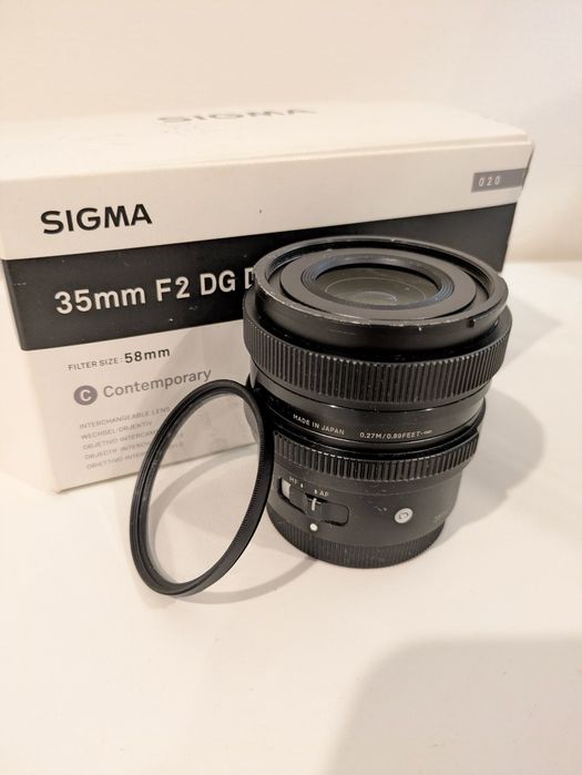 Sony a7 II + Lente Sigma 35mm F2 DG DN Contemporary