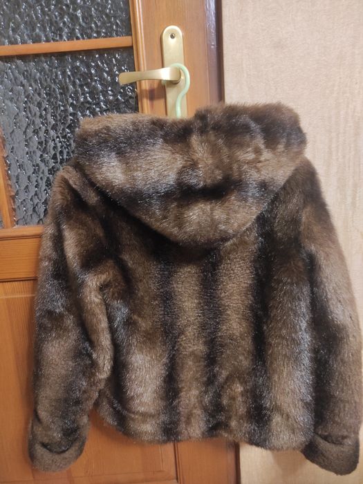 Zimowa kurtka ze sztucznego futra