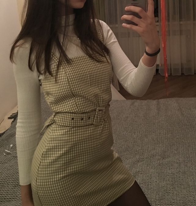 Сарафан в клітинку Pull&Bear