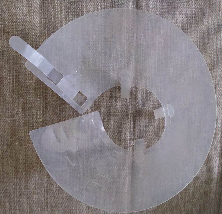 Ветеринарный пластиковый воротник для собак и кошек