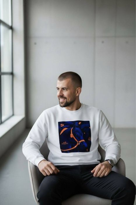 Чловічий світшот батнік тринитка diesel balenciaga dsquared2