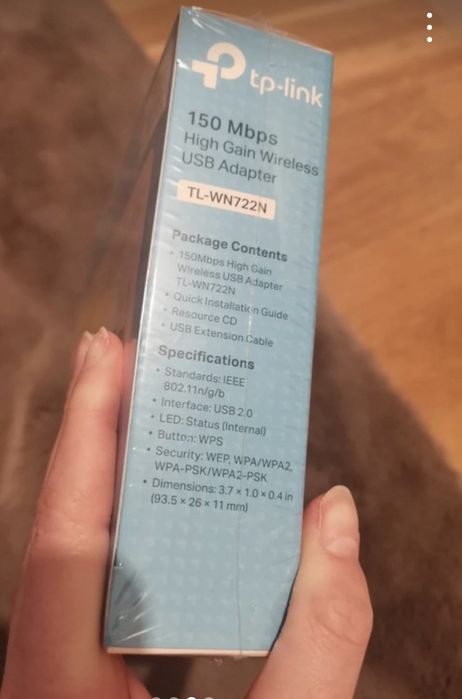 Bezprzewodowy adapter USB o dużym wzmocnieniu