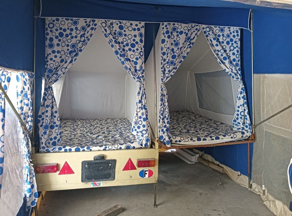Atrelado-Tenda de Campismo – Pronto a Circular e Acampar