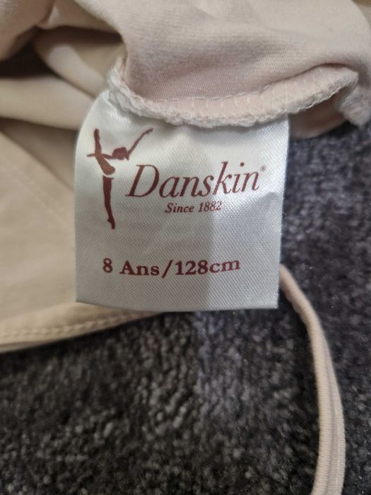 Strój komplet Disney na balet body bolerko buty baletki 5-6 lat