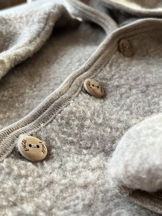 Wełniany kombinezon Engel 50/56 Sand merino wyprawka