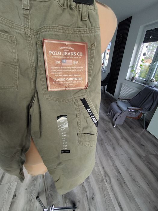 Bojówki khaki dla chłopca 4 lata nowe
