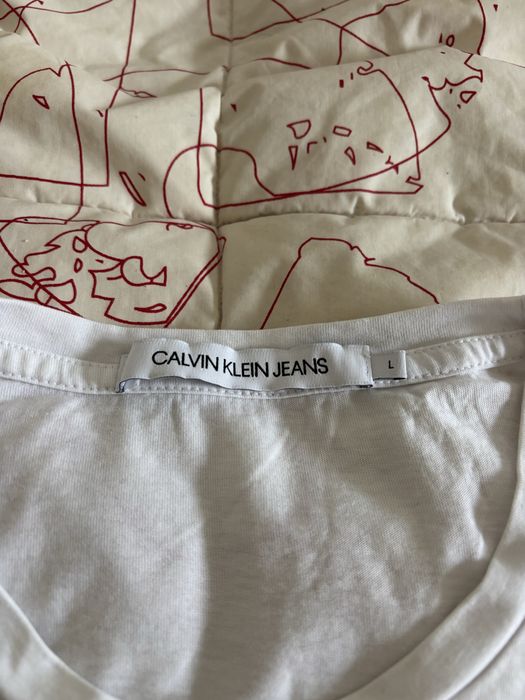 Tshirt calvin klein branca