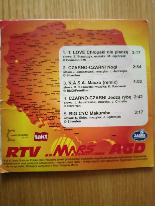 Piotr SZCZEPANIK, Czerwono Czarni na płycie CD