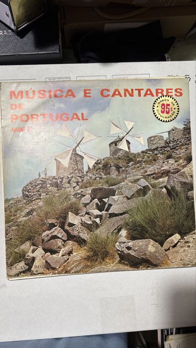 Disco vinil LP - musica e cantares de Portugal