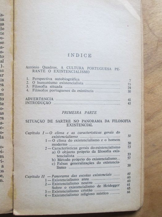 Sartre e o existencialismo, de Ismael Quiles e António Quadros