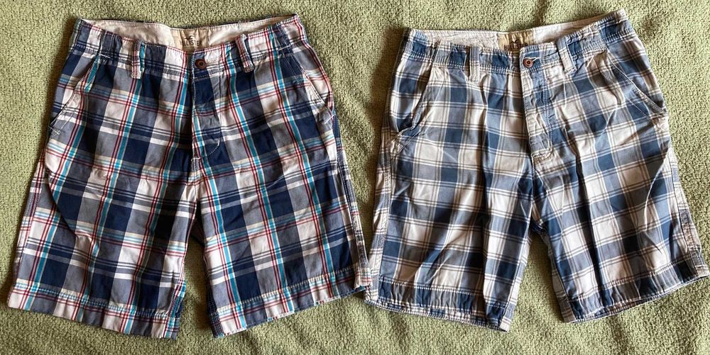 Jeansy Hollister 34/34  slim navy+ 2 pary spodenek na Hollister R.32