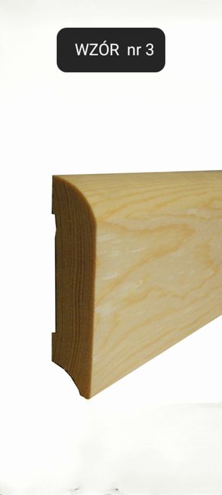 Listwy podłogowe przypodłogowe drewniane
