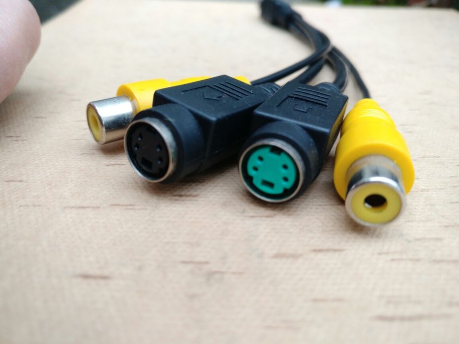 Переходник S-VIDEO Video-In / Video-out VIVO RCA mini-jack