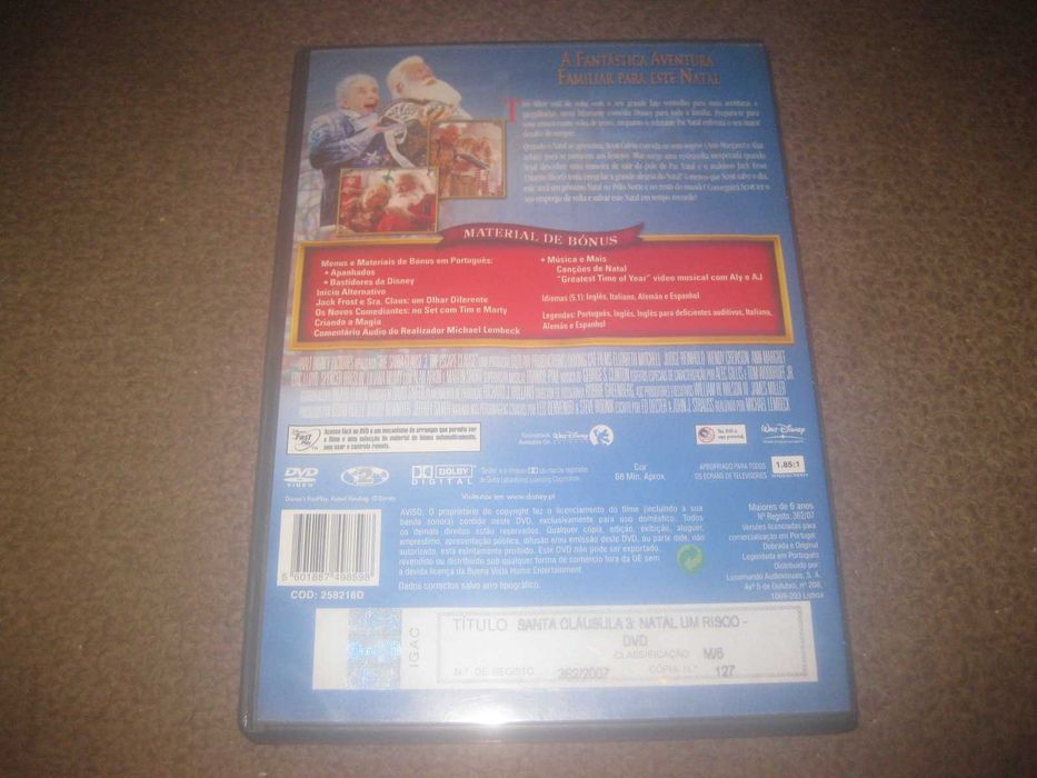 DVD "Santa Cláusula 3: Natal em Risco" com Tim Allen