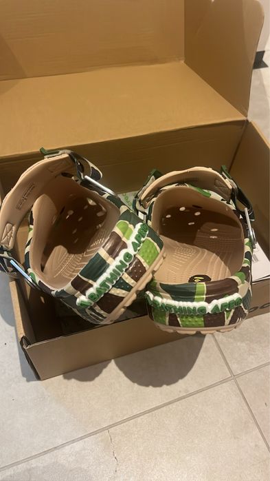Crocs x Bape Бейп крокси тапки