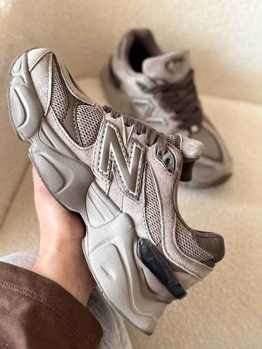 New Balance 9060 Brown Жіночі кросівки НБ трендовий колір 2026